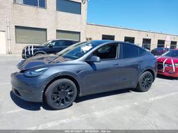 2022 TESLA MODEL Y LONG RANGE DUAL MOTOR ALL-WHEEL DRIVE Gray  Electric 7SAYGDEE0NF316908 photo #3