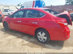 2017 NISSAN SENTRA SV Red  Gasoline 3N1AB7AP4HL676343 photo #4