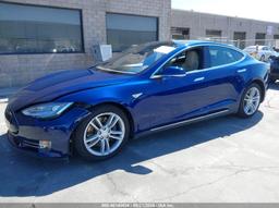 2015 TESLA MODEL S Blue  Electric 5YJSA1H21FF093977 photo #3