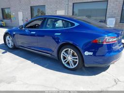 2015 TESLA MODEL S Blue  Electric 5YJSA1H21FF093977 photo #4