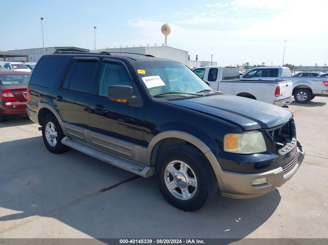 2004 FORD EXPEDITION EDDIE BAUER Black  Gasoline 1FMPU17L14LA97914 photo #1