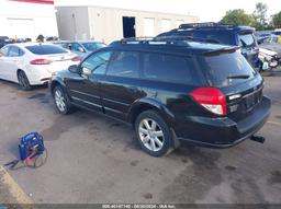 2008 SUBARU OUTBACK 2.5I Black  Gasoline 4S4BP61C786314782 photo #4