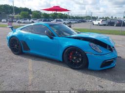 2021 PORSCHE 911 CARRERA Blue  gas WP0AA2A96MS205214 photo #2