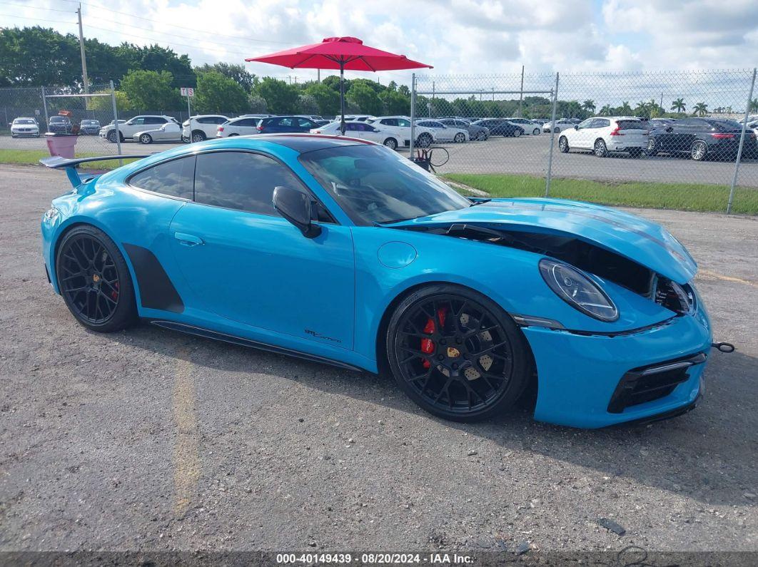 2021 PORSCHE 911 CARRERA Blue  gas WP0AA2A96MS205214 photo #1