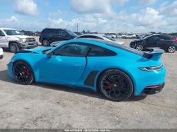 2021 PORSCHE 911 CARRERA Blue  gas WP0AA2A96MS205214 photo #4