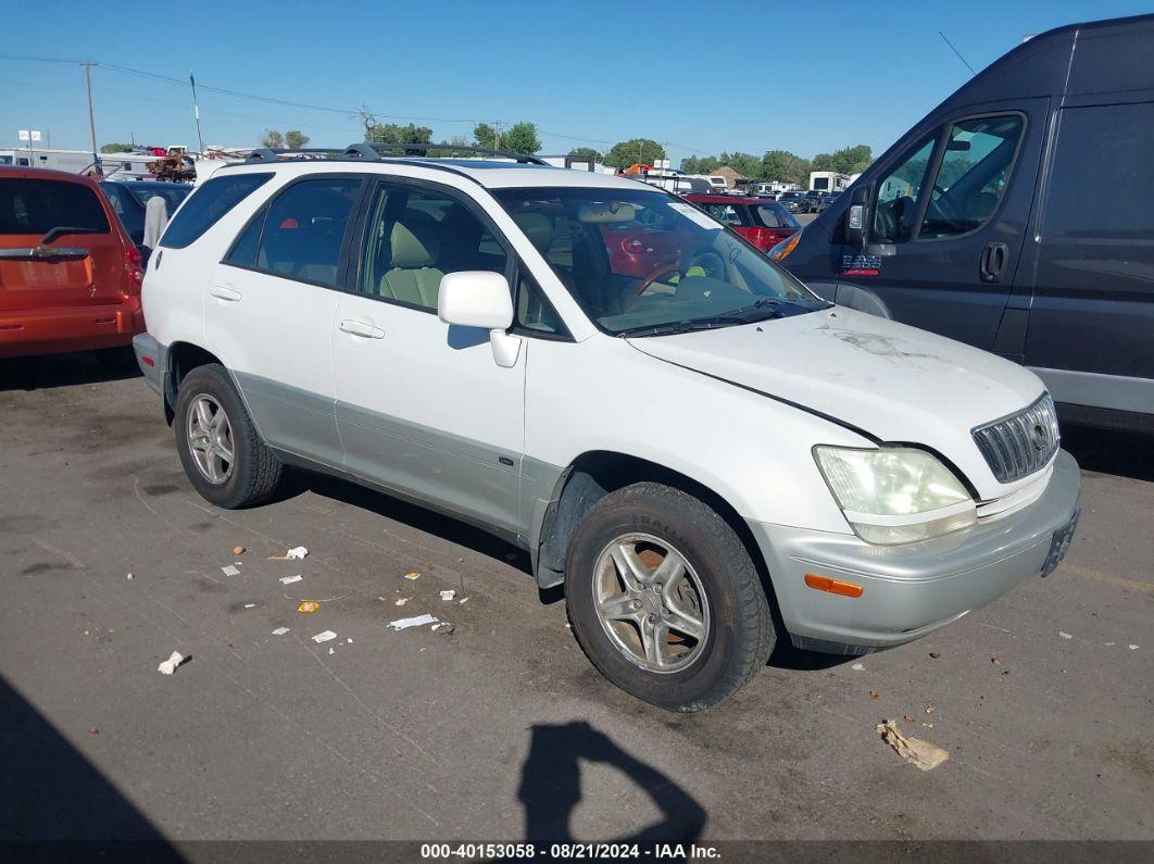 2003 LEXUS RX 300 White  Gasoline JTJHF10U230293248 photo #1