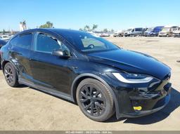 2021 TESLA MODEL X LONG RANGE DUAL MOTOR ALL-WHEEL DRIVE Black  Electric 5YJXCBE57MF326410 photo #2