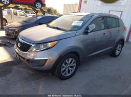 2015 KIA SPORTAGE LX Gray  Gasoline KNDPB3ACXF7766756 photo #3