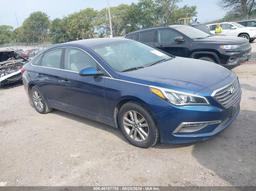 2015 HYUNDAI SONATA SE Blue  Gasoline 5NPE24AF7FH033874 photo #2