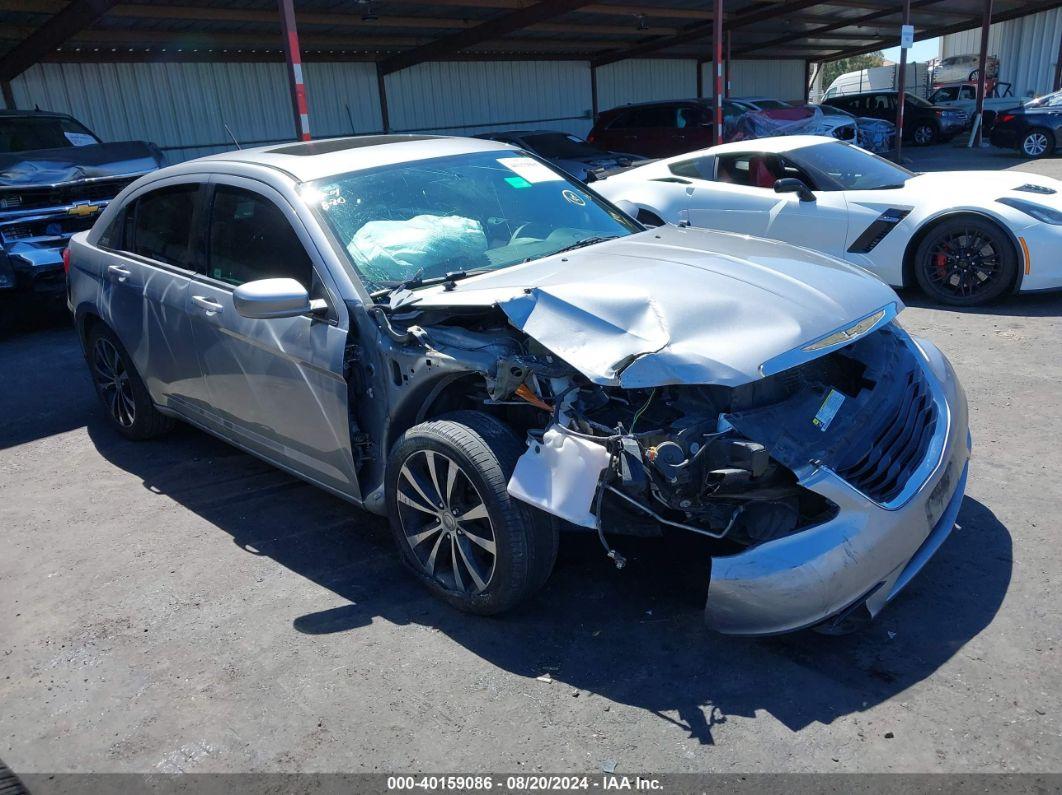 2013 CHRYSLER 200 TOURING Gray  Flexible Fuel 1C3CCBBG3DN723994 photo #1