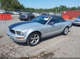 2007 FORD MUSTANG V6 DELUXE/V6 PREMIUM Silver  gas 1ZVFT84N575293944 photo #3