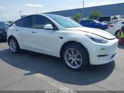 2023 TESLA MODEL Y AWD/LONG RANGE DUAL MOTOR ALL-WHEEL DRIVE White  Electric 7SAYGDEEXPF763667 photo #2