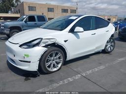 2023 TESLA MODEL Y AWD/LONG RANGE DUAL MOTOR ALL-WHEEL DRIVE White  Electric 7SAYGDEEXPF763667 photo #3