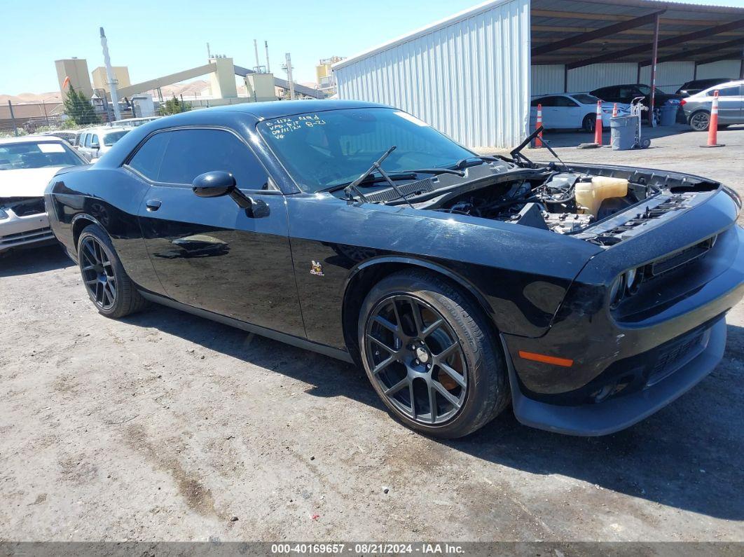 2015 DODGE CHALLENGER R/T SCAT PACK Black  Gasoline 2C3CDZFJ1FH842828 photo #1