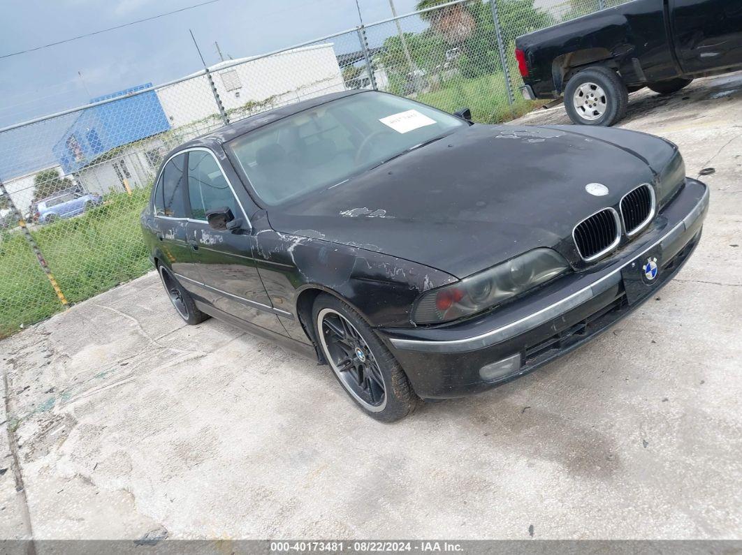 1997 BMW 540IA Black  Gasoline WBADE6328VBW56037 photo #1