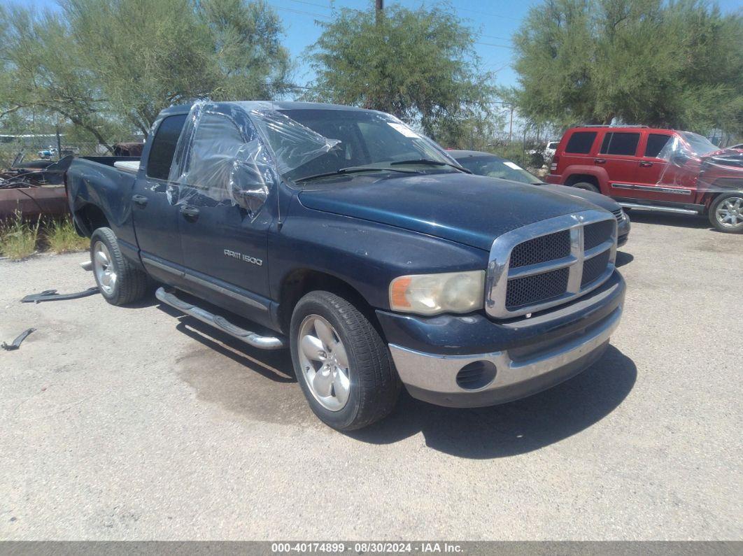 2002 DODGE RAM 1500 SLT/ST Blue  Gasoline 1D3HA18N22J251256 photo #1