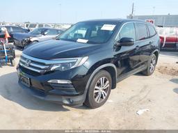 2017 HONDA PILOT EX-L Black  Gasoline 5FNYF5H54HB048208 photo #3