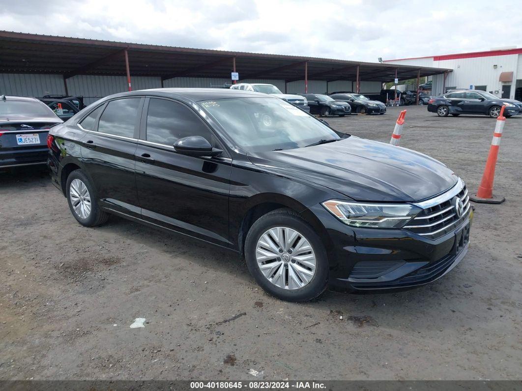 2019 VOLKSWAGEN JETTA 1.4T R-LINE/1.4T S/1.4T SE Black  Gasoline 3VWC57BUXKM092724 photo #1