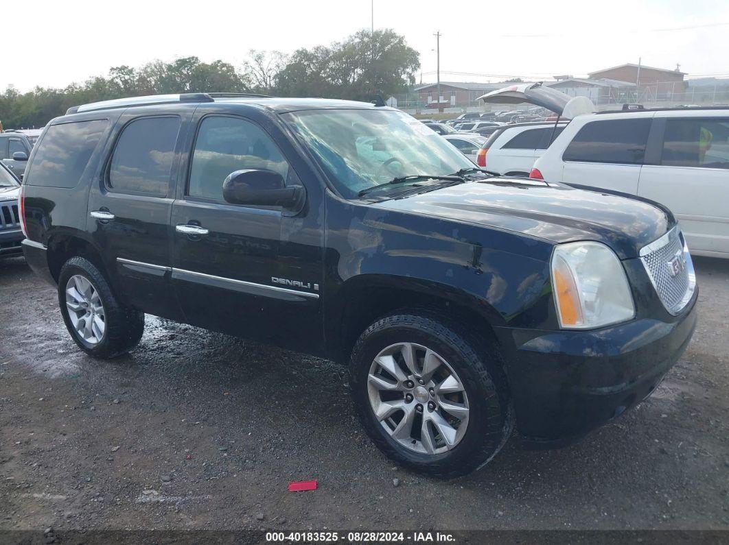 2008 GMC YUKON DENALI Black  Gasoline 1GKFK63888J100415 photo #1