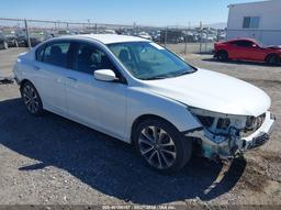 2015 HONDA ACCORD SPORT White  Gasoline 1HGCR2F56FA267911 photo #2