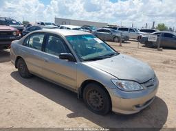 2004 HONDA CIVIC LX Beige  Gasoline JHMES15544S001848 photo #2