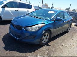 2014 HYUNDAI ELANTRA LIMITED/SE Blue  Gasoline KMHDH4AE9EU206800 photo #3