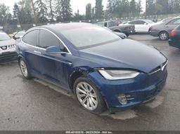 2017 TESLA MODEL X 100D/75D/90D Blue  Electric 5YJXCBE28HF053781 photo #2