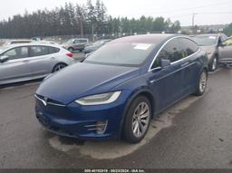 2017 TESLA MODEL X 100D/75D/90D Blue  Electric 5YJXCBE28HF053781 photo #3