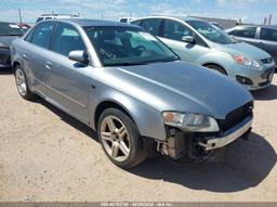 2008 AUDI A4 2.0T Silver  Gasoline WAUDF78E58A057127 photo #2