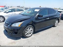 2014 NISSAN SENTRA SR Black  Gasoline 3N1AB7AP0EY253810 photo #2