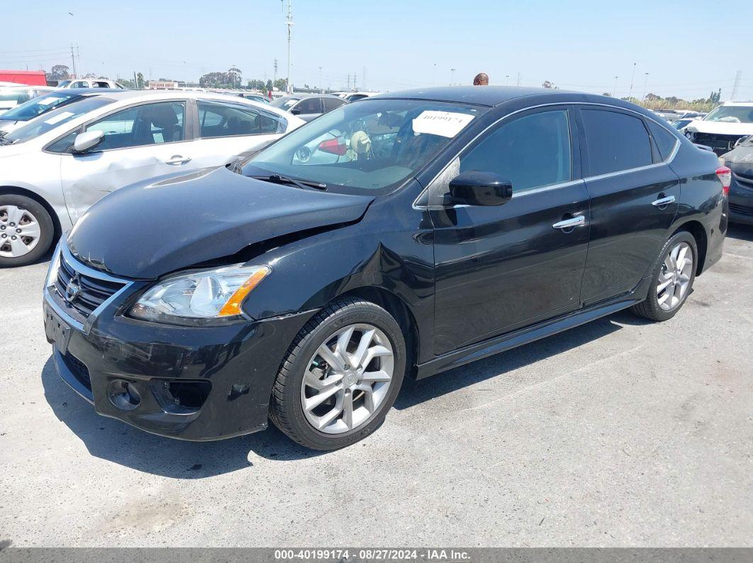 2014 NISSAN SENTRA SR Black  Gasoline 3N1AB7AP0EY253810 photo #1