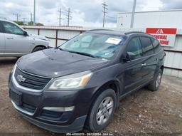 2013 CHEVROLET TRAVERSE LS Blue  Gasoline 1GNKRFED3DJ243547 photo #3