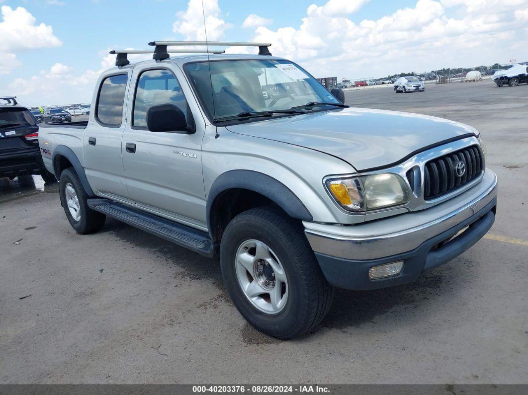 2003 TOYOTA TACOMA BASE V6 Silver  Gasoline 5TEHN72N53Z206103 photo #1