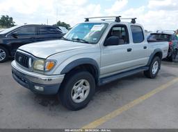 2003 TOYOTA TACOMA BASE V6 Silver  Gasoline 5TEHN72N53Z206103 photo #3