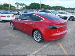 2018 TESLA MODEL 3 Red  Electric 5YJ3E1EA8JF015483 photo #4