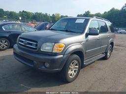 2004 TOYOTA SEQUOIA LIMITED V8 Gray  Gasoline 5TDBT48A14S233280 photo #3