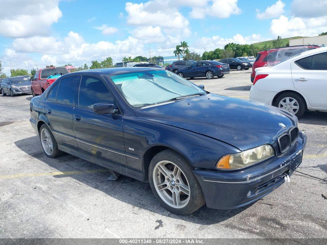 2001 BMW 540IA Blue  Gasoline WBADN63471GM72609 photo #1