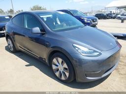 2023 TESLA MODEL Y AWD/LONG RANGE DUAL MOTOR ALL-WHEEL DRIVE Gray  Electric 7SAYGDEE8PA079956 photo #2