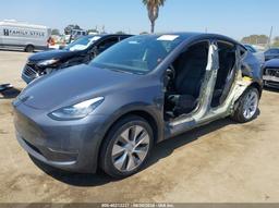 2023 TESLA MODEL Y AWD/LONG RANGE DUAL MOTOR ALL-WHEEL DRIVE Gray  Electric 7SAYGDEE8PA079956 photo #3