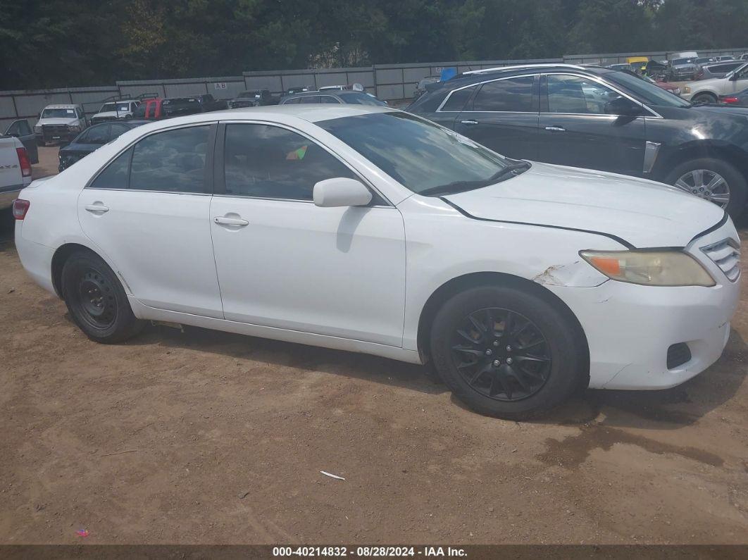 2010 TOYOTA CAMRY White  Gasoline JTNBF3EKXA3001395 photo #1