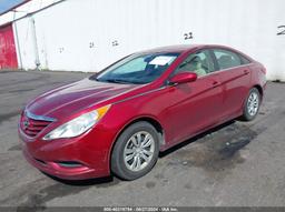 2013 HYUNDAI SONATA GLS Red  Gasoline 5NPEB4AC2DH556951 photo #3