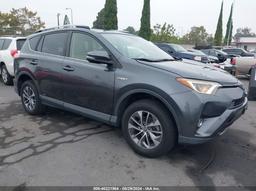 2018 TOYOTA RAV4 HYBRID XLE Gray  Hybrid JTMRJREV6JD161234 photo #2