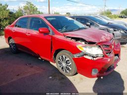 2011 TOYOTA COROLLA LE Red  Gasoline 2T1BU4EE9BC568314 photo #2