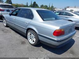 1996 BMW 740 IL Silver  Gasoline WBAGJ8320TDL36751 photo #4