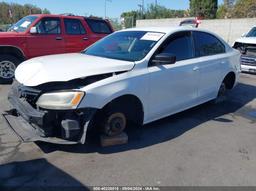 2012 VOLKSWAGEN JETTA 2.0L S White  Gasoline 3VW2K7AJ6CM387560 photo #3