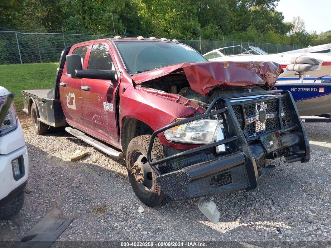 2016 RAM 3500 CHASSIS TRADESMAN/SLT/LARAMIE Burgundy  Diesel 3C7WRTCL2GG308559 photo #1