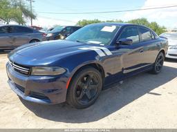 2015 DODGE CHARGER SE Blue  Flexible Fuel 2C3CDXBG8FH747892 photo #3