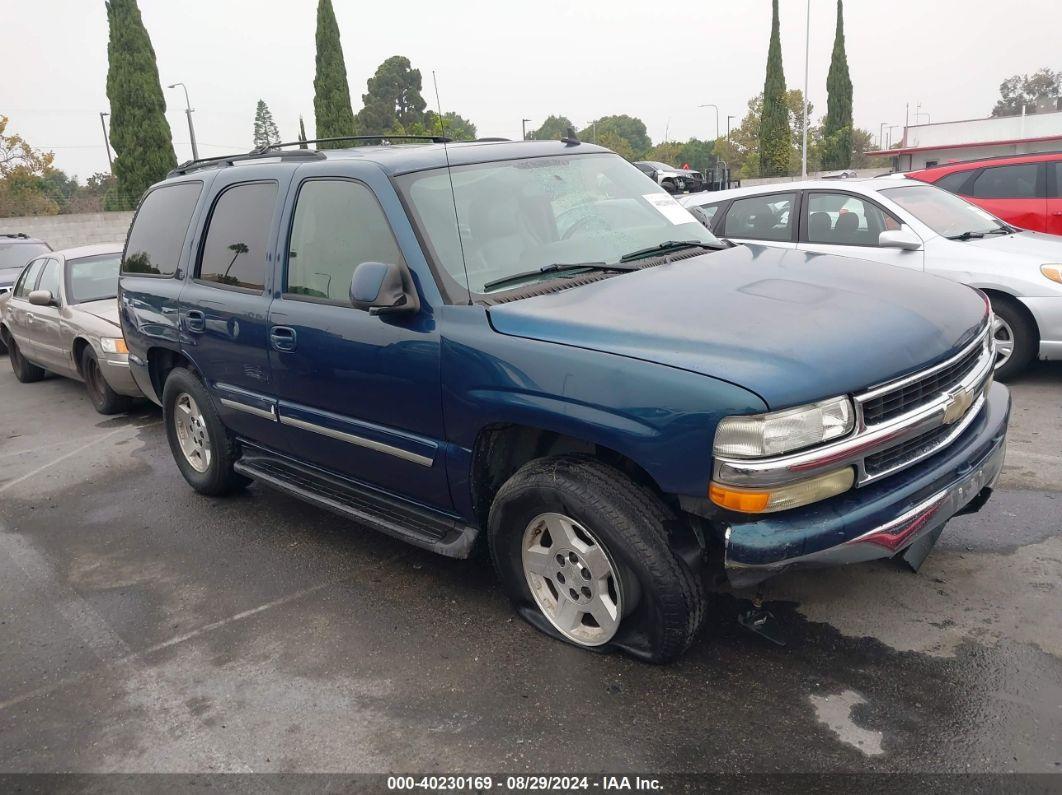 2006 CHEVROLET TAHOE LT Blue  Gasoline 1GNEC13T36R115499 photo #1