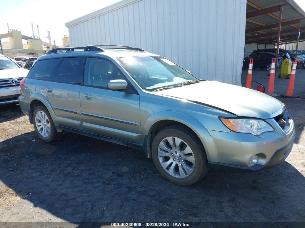 2009 SUBARU OUTBACK 2.5I LIMITED Green  Gasoline 4S4BP66C297344907 photo #1