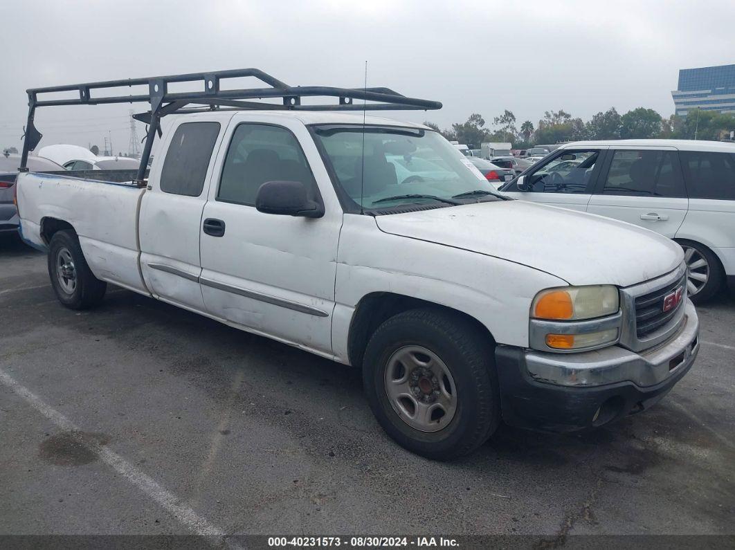 2004 GMC SIERRA 1500 SLE White  Gasoline 1GTEC19TX4E148987 photo #1